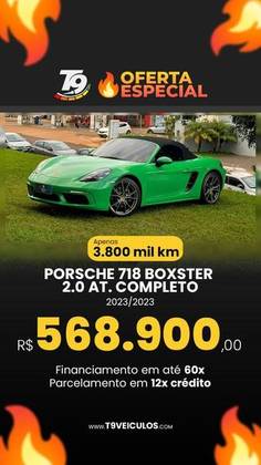 PORSCHE 718 2.0 16V H4 GASOLINA BOXSTER PDK PORSCHE 718 2.0 16V H4 GASOLINA BOXSTER PDK
